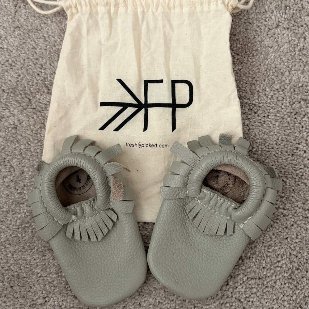 Freshly Picked Soft Gray Moccasins